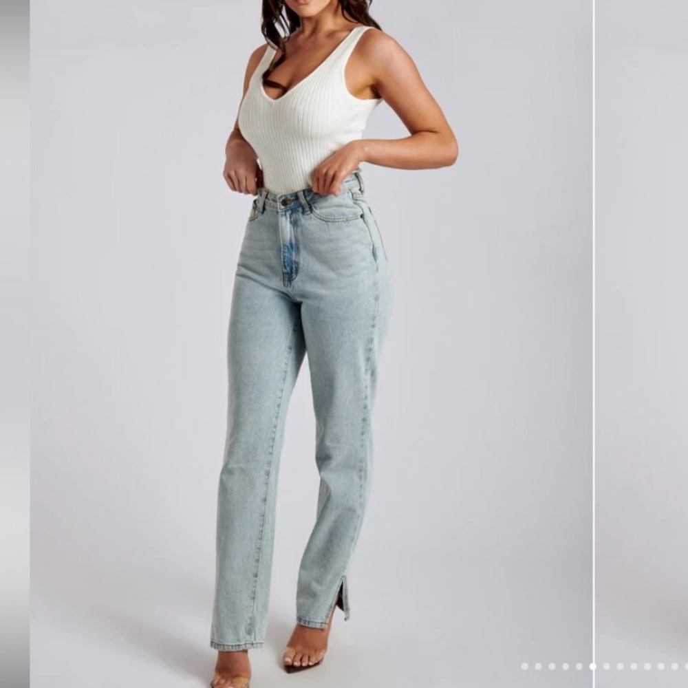 Meshki - Pia Split Hem Jeans - 26